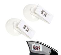 Titulaire de ticket de stationnement - Titulaire de ticket de stationnement - Porte-ticket de parking, clip pour cartes de stationnement 2 pièces, clip pour billets | Ventouse intérieure de voiture