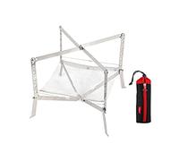 Titulaire du bois de chauffage Bonfire Colfire Pit extérieur Camping en bois Poêle en bois Suisse En acier inoxydable Pique-nique UN BARBECUE Rack de bois de chauffage Grille en bois (Color : Layer)