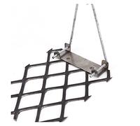 Titulaire du bois de chauffage BONFIRE PITRY PIT PIT MINI Camping en plein air pliable en acier inoxydable en acier inoxydable maille de bois de chauffage Burn Stand Stand Frocing Grille en bois