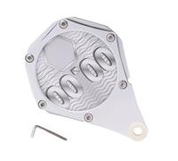 Titulaire du disque fiscal moto - Titulaire du permis de disque fiscal moto | Cadre hexagonal | Fratine fiscales en aluminium avec clé d'enregistrement, support