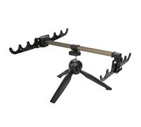 Titulaires de canne à pêche, canne à pêche sur glace support de support trépied pliable Rotation multidirectionnelle en plein air trépied télescopique poteau mer