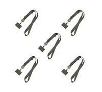 Tityvirnix Lot de 5 cordons universels pour téléphone portable, voyage, camping, tour de cou, cordon tour de cou, accessoires pour smartphone en plein air, vert