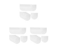 Tityvirnix Pochettes intérieures pour disque vinyle portable pour gramophone et tourne-disque 17,8 cm Transparent, Lot de 3 (transparent, 30,5 cm), 30,4 cm, comme description