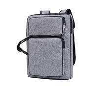 Tityvirnix Portfolio Portable Art Portfolio Sac Multifonctionnel pour Poster Extérieur Crayons, gris, 50cmx37cmx6cm