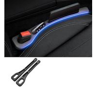 TIUEO 2 Pièces de Remplissage d'espace de Siège de Voiture,pour Mercedes-Benz GLE W167 2019-2024 Gap Filler Pad Siège Auto Accessoires intérieurs de Voiture,A/Black