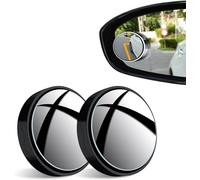 TIUEO 2 Pièces Miroir d'angle Mort pour Rétroviseur pour Mercedes Benz ML 300/ML 350/ML 400/ML 450/ML 500 1997-2015 Ventouse Convexe pour Retroviseur Conduite Accompagnée Accessoire Voiture Exterieur