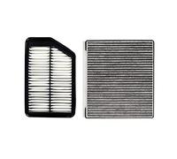 TIUEO Filtre à Air D'habitacle Voiture pour Hyundai Avante MD 2013-2015 1.6L 1.6MT 1.6AT 281133X000 Pièces De Rechange Pollen Filtres Climatisation,D/2 Pcs Filter Set A