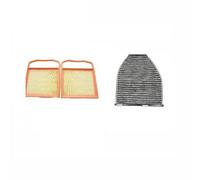 TIUEO Filtre à Air D'habitacle Voiture pour Mercedes Benz SL R231 400 Cabrio 2014-2019 Pièces De Rechange Pollen Filtres Climatisation,D/2 Pcs Air Filter