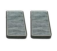 TIUEO Filtre à Air D'habitacle Voiture pour Skoda Octavia Pièces De Rechange Pollen Filtres Climatisation,B/Only 2 Filters