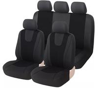 TIUEO Housse Siege Voiture pour VW Taigo 2021-2024 Ensembles de Housses de Siège Chaude et Douce Housses de Siège Accessoire,A-Black