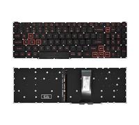Tiugochr Clavier de remplacement pour ordinateur portable Acer Predator Helios 300 PH315-52 PH315-53 PH317-53 Acer Nitro 5 AN515-43 AN515-54 AN515-55 AN517-51 Acer Nitro 7 AN715-51 Rouge LG05 P_T90BAL