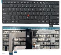 Tiugochr Clavier de remplacement pour ordinateur portable avec pointeur pour Thinkpad T460P T460S T470P T470S