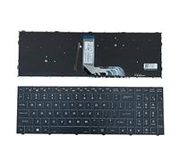 Tiugochr Clavier de remplacement pour ordinateur portable Clevo PB50 PB50ED PB50EF PB50RC-G PB51 PB51EF PB51RF NH50AC NH50AF1 NH50DP NH55 NH55ACQ NH55DCQ NH55D