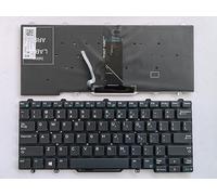 Tiugochr Clavier de remplacement pour ordinateur portable Dell Latitude E5450 E5470 E7450 E7470 7480 7490 5480 5488 3340 3350 sans rétro-éclairage pointeur
