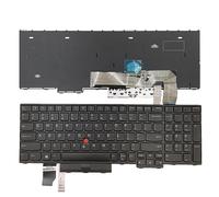 Tiugochr Clavier de remplacement pour ordinateur portable Lenovo ThinkPad L15 Gen 1 20U3 20U4 20U7 20U8 L15 Gen 2 20X3 5N20W68253 5N20W68169 5N20W68323 5N20W68109 5N222 0W682 26