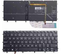 Tiugochr Clavier rétroéclairé de remplacement pour ordinateur portable Dell XPS 13 9343 9350 9360 Inspiron 13 7347 7348 7359
