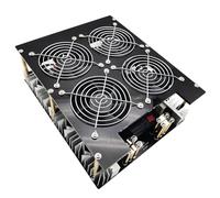 Tiuheyo Kit de Chauffage par Induction 5000 W avec Carte de Circuit imprimé, Bobine, Pompe, creuset et Alimentation la Fusion des métaux