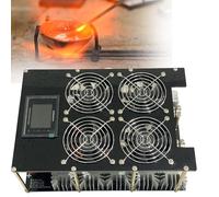 Tiuheyo Kit de Chauffage par Induction 5000 W avec Carte de Circuit imprimé, Bobine, Pompe, creuset et Alimentation la Fusion des métaux