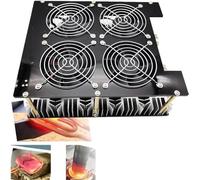 Tiuheyo Plaque chauffante à Induction 5000 W avec Bobine Spirale et Pompe à Eau Le Chauffage et la trempe de Petits métaux ferreux, creuset de 70 ML (70mlCrucible)