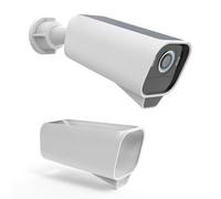 TIUIHU Coque en silicone pour eufyCam S3 Pro - En silicone étanche - Pour caméra de surveillance solaire extérieure eufy - Blanc