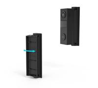 TIUIHU Support d'angle de sonnette réglable (0-45 degrés) compatible avec Tapo D205 2K 3MP batterie sonnette sans fil - Angle flexible - Support de sonnette vidéo pour Tapo Smart Video Doorbell Mini