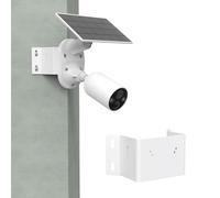 TIUIHU Support d'angle pour TP-Link Tapo C410 KIT/C411 KIT/C425 KIT/C460 KIT/C660 KIT/C610 KIT/C630 KIT/C645D KIT/615F KIT Caméra de surveillance solaire extérieure et panneau solaire Tapo A201