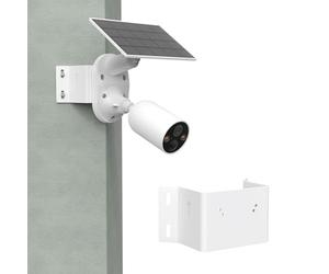 TIUIHU Support d'angle pour TP-Link Tapo C410 KIT/C411 KIT/C425 KIT/C460 KIT/C660 KIT/C610 KIT/C630 KIT/C645D KIT/615F KIT Caméra de surveillance solaire extérieure et panneau solaire Tapo A201