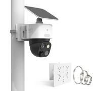 TIUIHU Support de fixation pour appareil photo eufy Security SoloCam S340 - Support mural - Vis anti-rouille - Pas d'installation de perçage - Compatible avec les caméras dôme IP-PTZ en plein air
