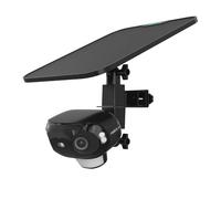 TIUIHU Support de gouttière 2 en 1 pour caméras de sécurité solaires Reolink Argus 4 Pro 4K (Noir)
