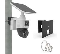 TIUIHU Support de montage réglable pour pole eufy Security eufyCam S4 et eufy PoE NVR Security System S4/S4 Max/E40, support en aluminium pour caméra PTZ, caméras IP, noir