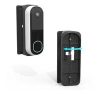 TIUIHU Support de sonnette de porte réglable (angle 0 à 45 degrés) compatible avec la sonnette vidéo Arlo 2K HD (Gen 2) et Arlo HD Video Doorbell (Gen 2)
