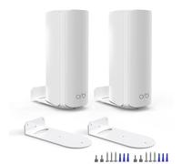 TIUIHU Support mural Orbi WiFi 7 pour système maillé NETGEAR Orbi WiFi 7 série 370/770/870/970, support mural en alliage d'aluminium, support de montage pour routeur Wi-Fi 7 Orbi (lot de 2)
