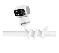 TIUIHU Support mural pour caméra de sécurité Eufy Indoor Cam S350 (support de serrage souple)