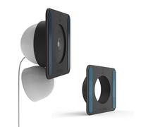 TIUIHU Support pour appareil photo, fenêtre en verre pour Google Nest Cam (intérieur, avec câble), caméra de surveillance, support de fenêtre, support adhésif (noir)