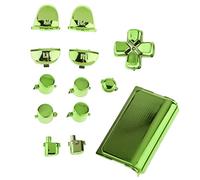Tiuimk Accessoires PS4, coque de manette verte chromée pour un style et une protection améliorés
