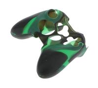 Tiuimk Coque de protection en silicone pour manette de jeu Xbox 360 - Vert noir