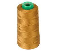 Tiuimk Fil à Coudre Polyester Jeans 20S/2, 3000Y, Jaune/Or - Idéal pour Denim et Cuir