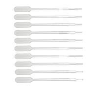 Tiuimk Lot de 10 pipettes stériles transparentes en polyéthylène LDPE 1 ml