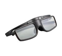 Tiuimk Lunettes 3D à obturation active Bluetooth pour projecteur Epson TW5210/5400/5600/8200/9300 Noir