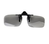 Tiuimk Lunettes à clipser circulaires passives polarisées 3D, compatibles avec une large gamme de téléviseurs 3D