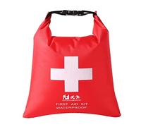 Tiuimk Sac de premiers secours étanche 1,2 L - Rouge - Fermeture par enroulement étanche - Fermoir à boucle, Rouge