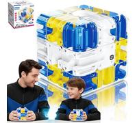 Tiusixsy Grande Cubo Labirinto 3D, Giocattolo Stimolante per il Cervello, Giocattolo Labirinto di Biglie 3D, Sviluppo Logico Antistress, per Bambini e Adulti, Famiglia e Amici