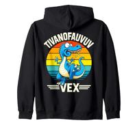 TIVANOFAUVUV VEX Drôle Tyrannosaure Rex Dino Humour Sweat à Capuche