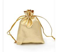 TIVAS 30 pièces 7x9 cm 9x12 cm 10x15 cm Feuille métallique Bijoux Emballage Argent Or Couleur Cordon Velours Sac Cadeau de Mariage Bonbons Sacs Pochettes