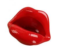 TIVAS Cendrier en céramique avec lèvres de Dessin animé Mignon, Pot de Fleur créatif, Bouche pour la Maison, Mini Envoyer Un Cadeau pour Petit ami