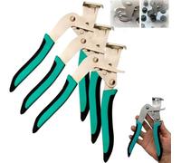 Tivayo Lot de 3 pinces à clip de voiture - Outil professionnel de démontage automobile pour clips en plastique, fixations et rivets | Alliage d'acier robuste | Design à ressort ergonomique | Retrait