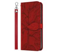 Tivenfezk Nadoli Wallet Coque pour Honor 90 Lite,Magnétique Dragonne Portefeuille Étui Housse Porte Cartes Fonction de Support à Rabat avec Feuilles Arbre Désign