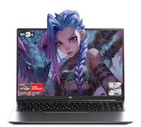 Tivique 2025 Ordinateur Portable Gaming 15.6 Pouces - Processeur Ryzen 7 7730U (Jusqu'à 4.5 GHz, 16 Threads), DDR5 16 Go, SSD 512 Go (Extensible à 4 to), Boîtier Métallique