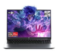 Tivique 2025 Ordinateur Portable Gaming 16 Pouces - Processeur Ryzen 7 7735HS (Jusqu'à 4.75 GHz), Pc Portable DDR5 16 Go, SSD 512 Go (Extensible à 4 to), 4800MHz Clavier Rétroéclairé, WiFi 6