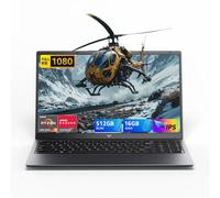 Tivique Ordinateur Portable 15,6" FHD - Processeur Alder Lake-N95 (Jusqu'à 3,4 GHz), 16GB DDR4 512GB SSD, WiFi 5, BT 5.0, HDMI, Batterie 5000mAh - Idéal pour Le Bureau